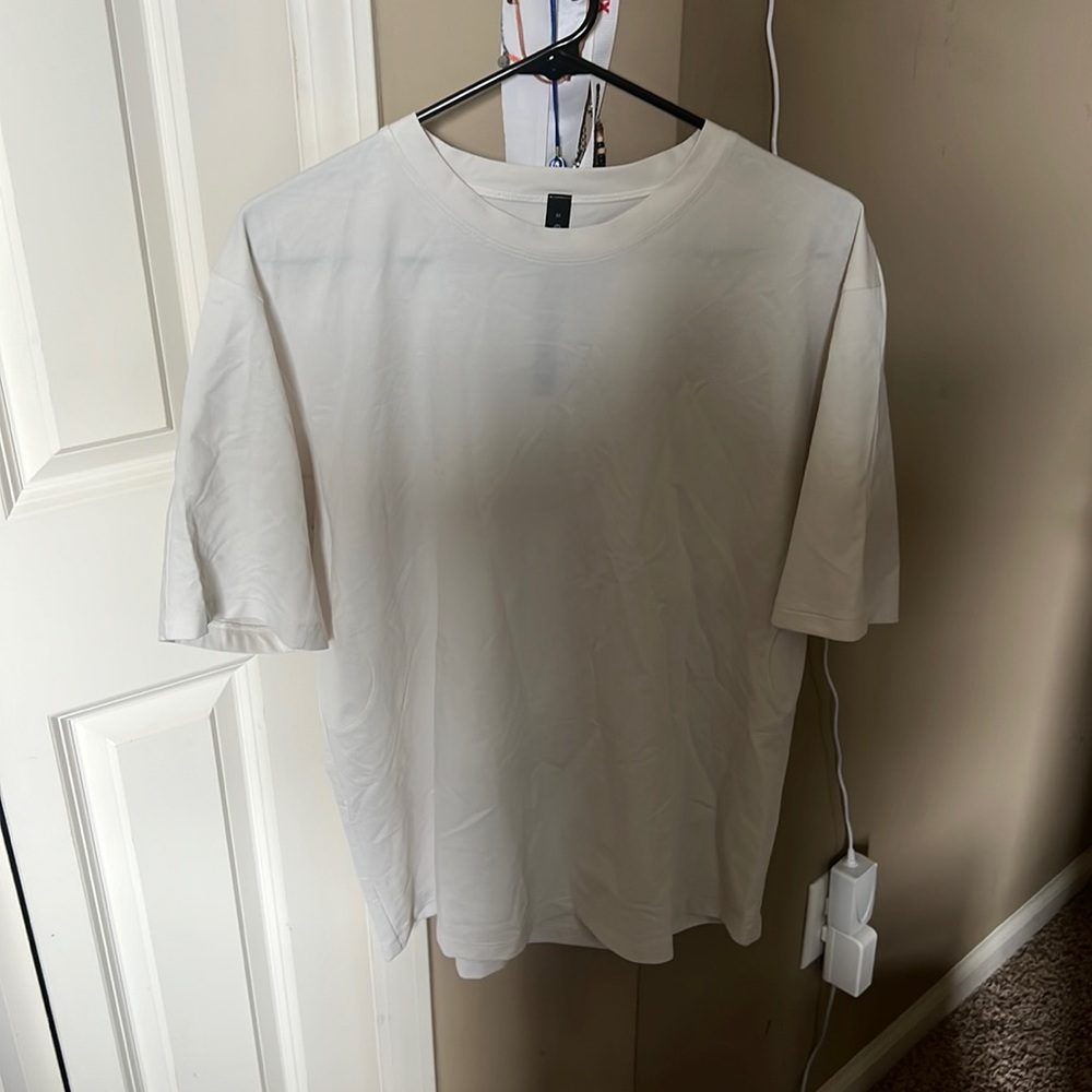 Lulu Lemon Medium Mens Pique Oversized-Fit T-Shirt NEVER WORN